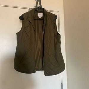 Dark green vest